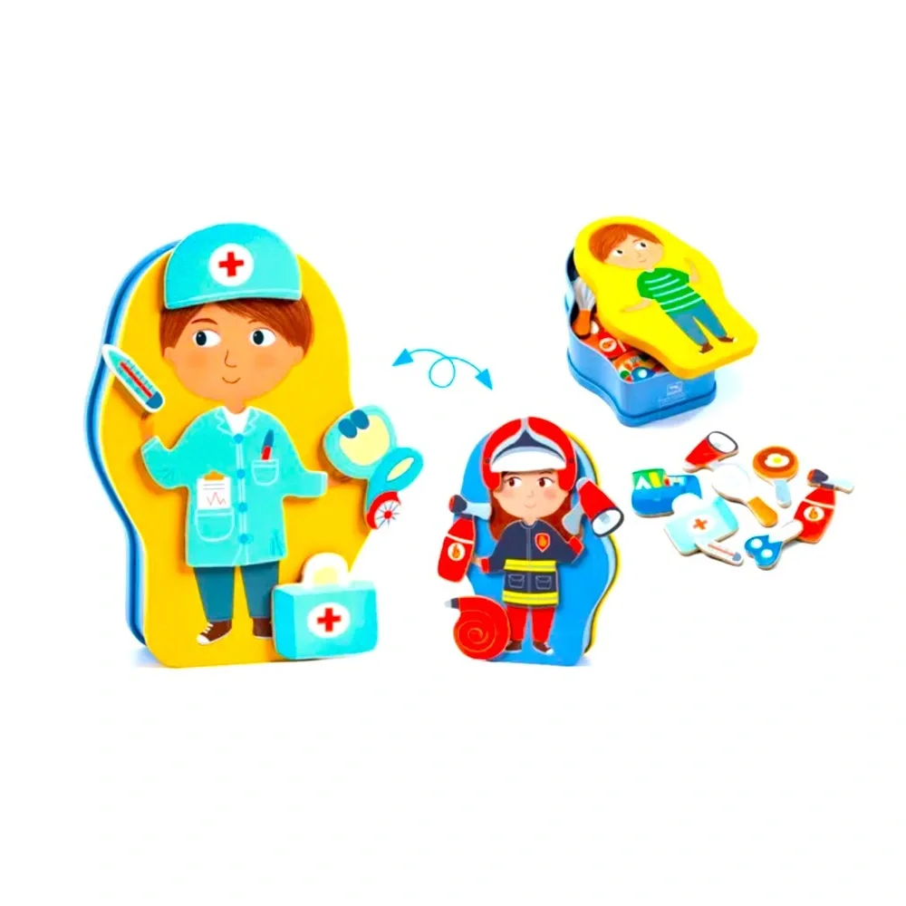 Djeco magnetic dress up game - Picture 1 of 7
